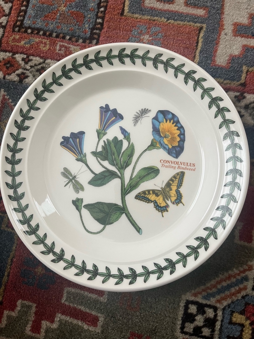 Portmeirion Botanic Garden bread butter Trailing Bindweed Convolvulus side plate